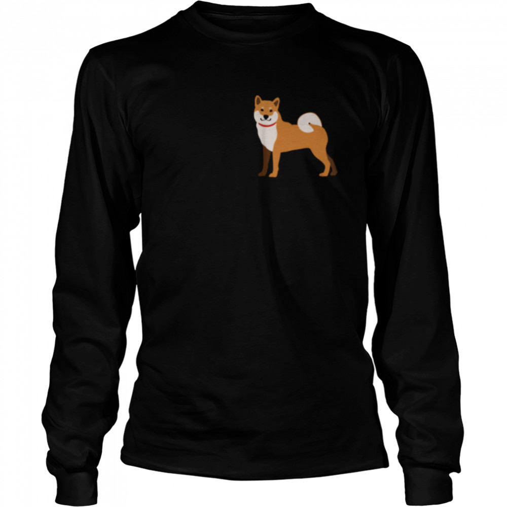 Shiba Inu Emoji Japanese Dog Shiba Inu Owner Long Sleeved T-shirt