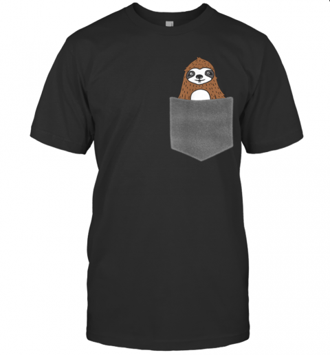 Sloth In Pocket T-Shirt