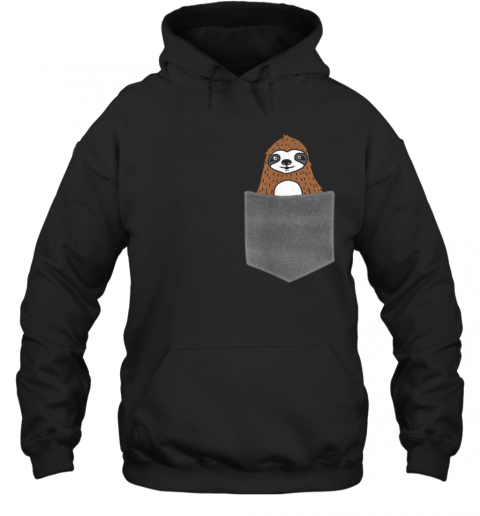 Sloth In Pocket T-Shirt Unisex Hoodie