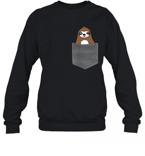 Sloth In Pocket T-Shirt Unisex Sweatshirt