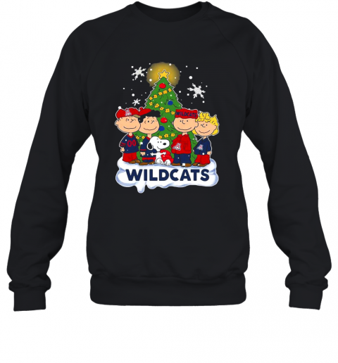 Snoopy The Peanuts Arizona Wildcats Christmas T-Shirt Unisex Sweatshirt
