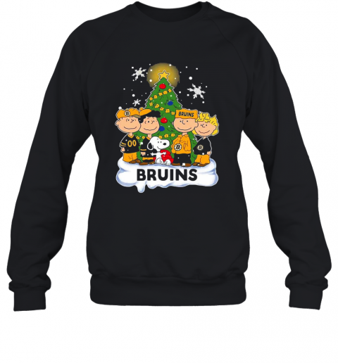 Snoopy The Peanuts Boston Bruins Christmas T-Shirt Unisex Sweatshirt