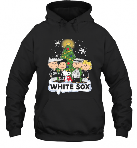 Snoopy The Peanuts Chicago White Sox Christmas T-Shirt Unisex Hoodie