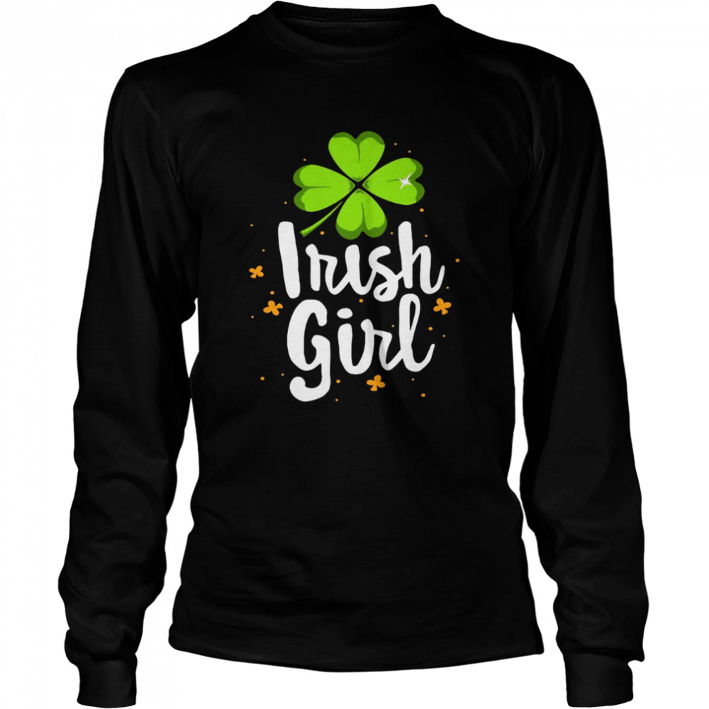 St Patricks Day Irish Girl Long Sleeved T-shirt