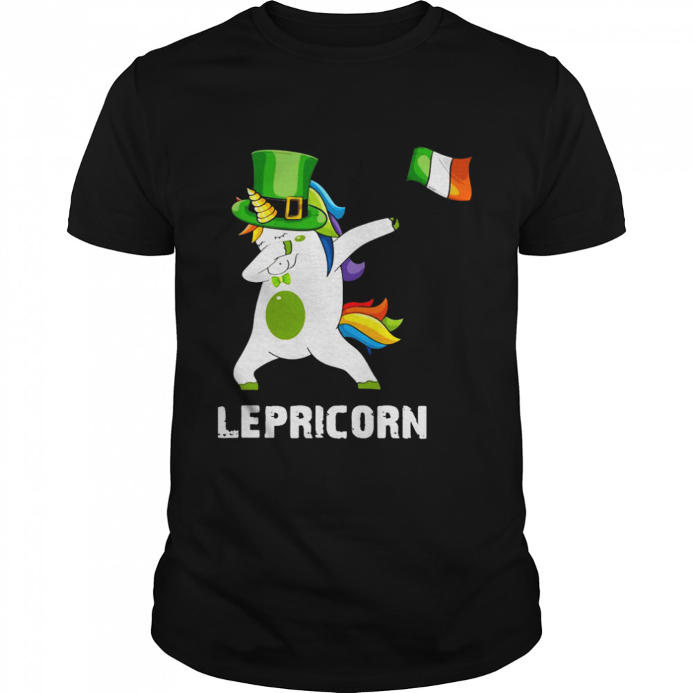 St Patrick’s Day Unicorn Dabbing Lepricorn shirt