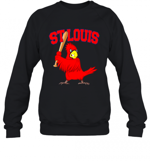 St. Louis Baseball Bat Design Cardinal Sports T-Shirt Unisex Sweatshirt