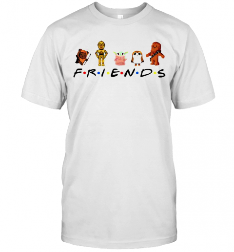 Star Wars Characters Chibi Friends TV Show T-Shirt