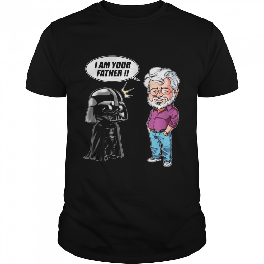 Star Wars Darth Vader And George Lucas I Am Your Father shirt