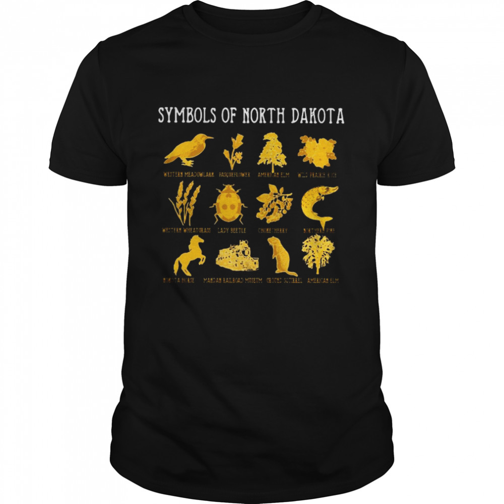 Symbols Of North Dakota shirt