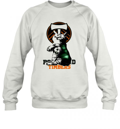 Tattoo Cat I Love Portland Timbers T-Shirt Unisex Sweatshirt