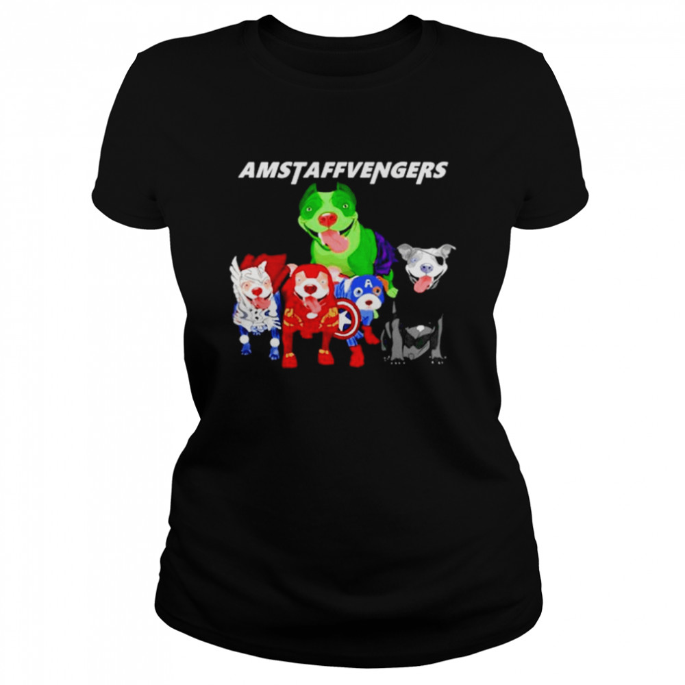 The Marvel Avengers Amstaffvengers Classic Women's T-shirt