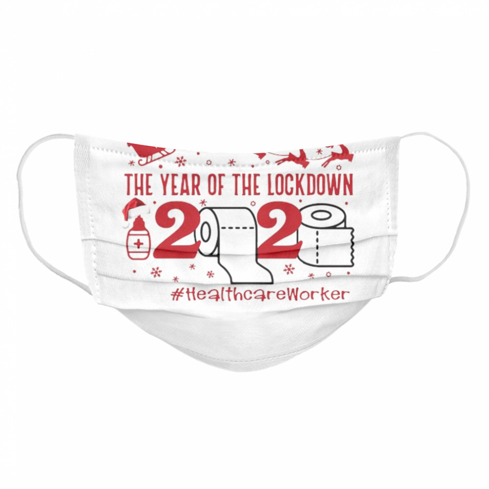 The year of the lockdown 2020 HealthcareWorker Christmas Cloth Face Mask