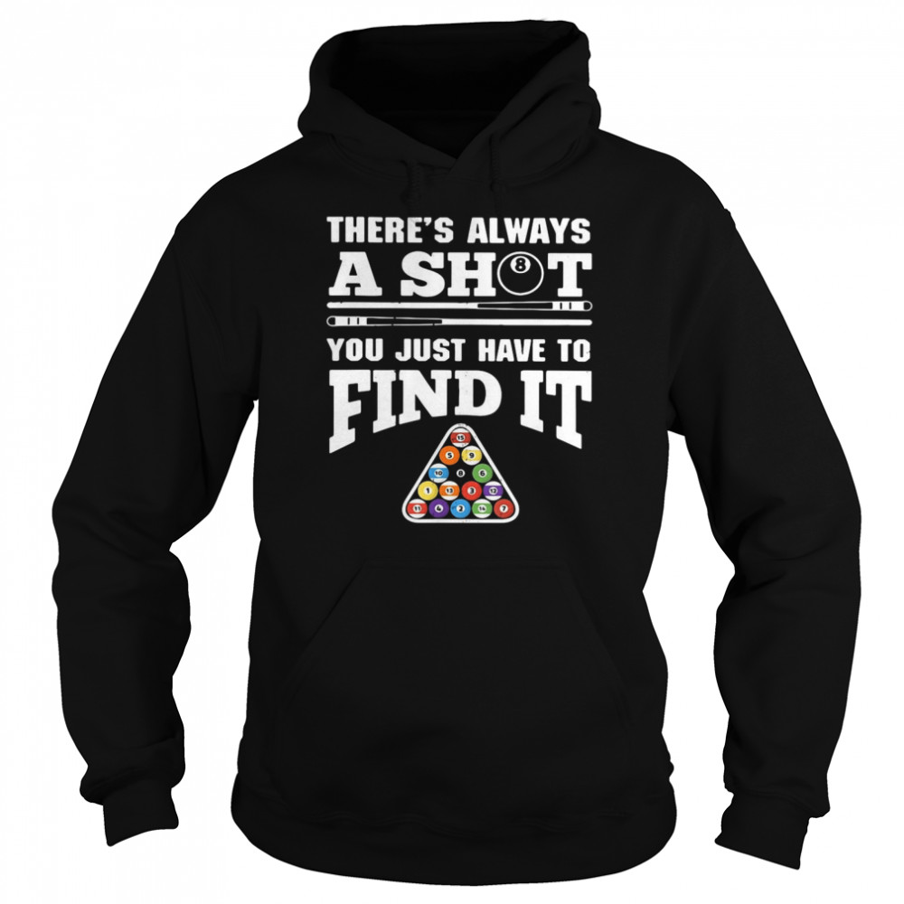 There’s Always A Shit Billiard You Just Have To Find It Science Chemistry Unisex Hoodie