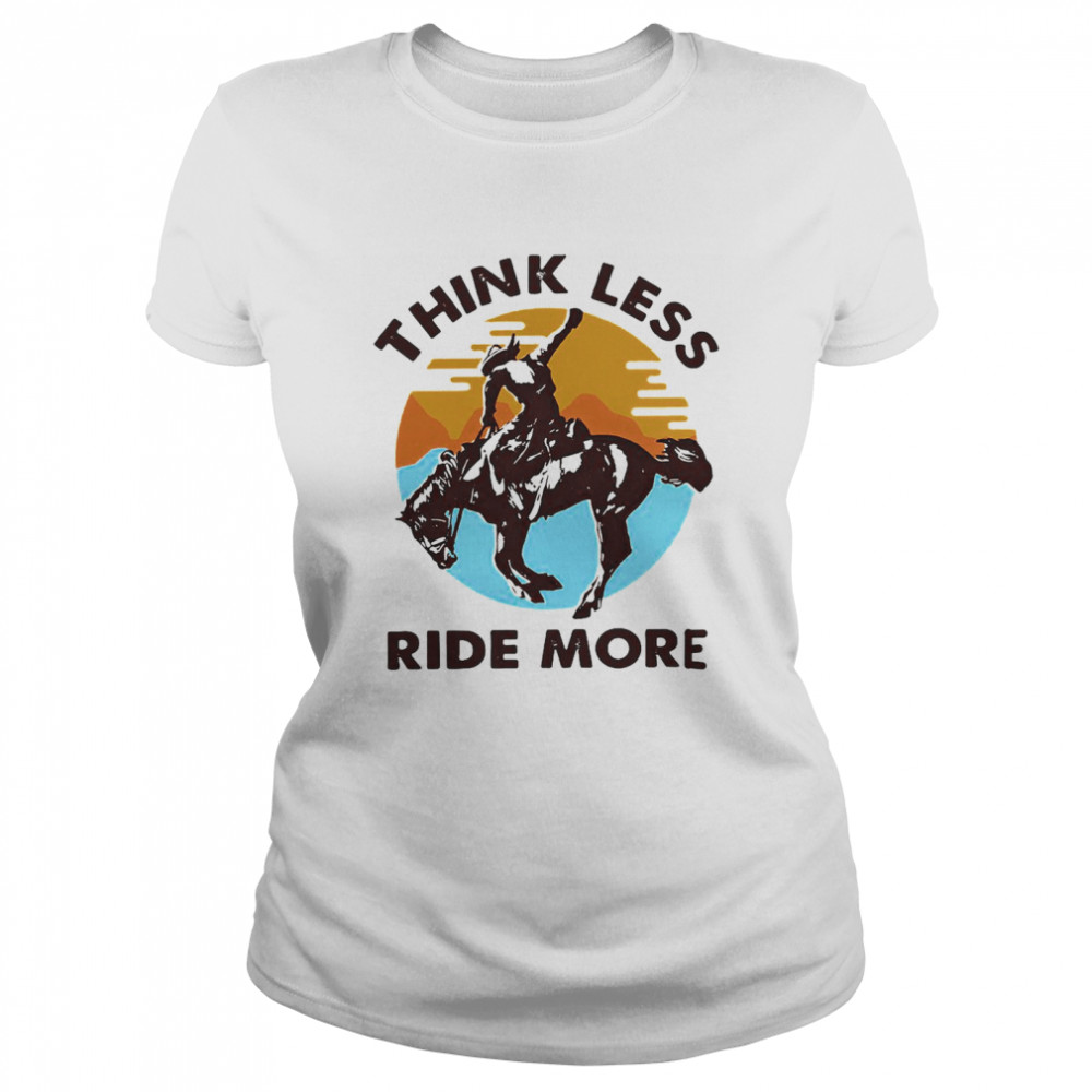 Think Less Ride More Vintage Classic Women's T-shirt