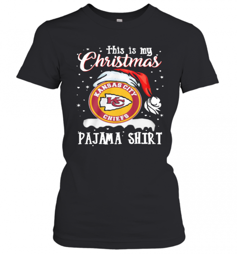 This Is My Christmas Kansas City Chiefs Pajama T-Shirt Classic Women's T-shirt
