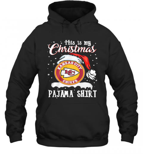 This Is My Christmas Kansas City Chiefs Pajama T-Shirt Unisex Hoodie