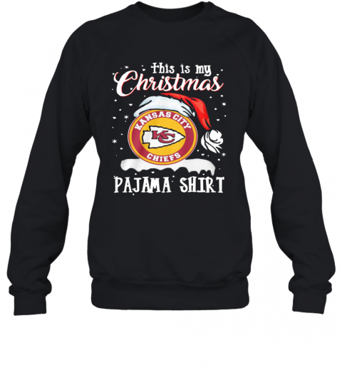 This Is My Christmas Kansas City Chiefs Pajama T-Shirt Unisex Sweatshirt