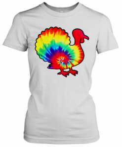 Tie Dye Turkey Thanksgiving T-Shirt Classic Women's T-shirt