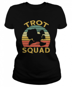 Trot Squad Thanksgiving Turkey Trot Costume Vintage  Classic Women's T-shirt