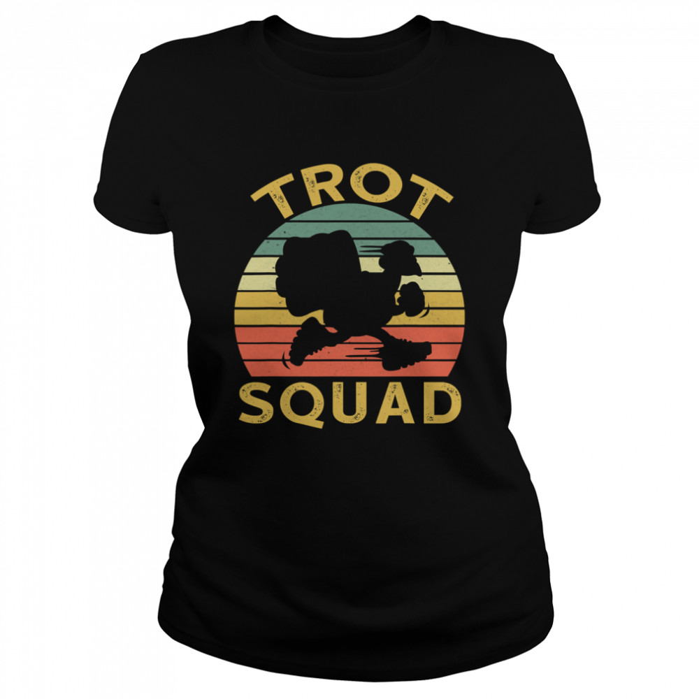 Trot Squad Thanksgiving Turkey Trot Costume Vintage Classic Women's T-shirt