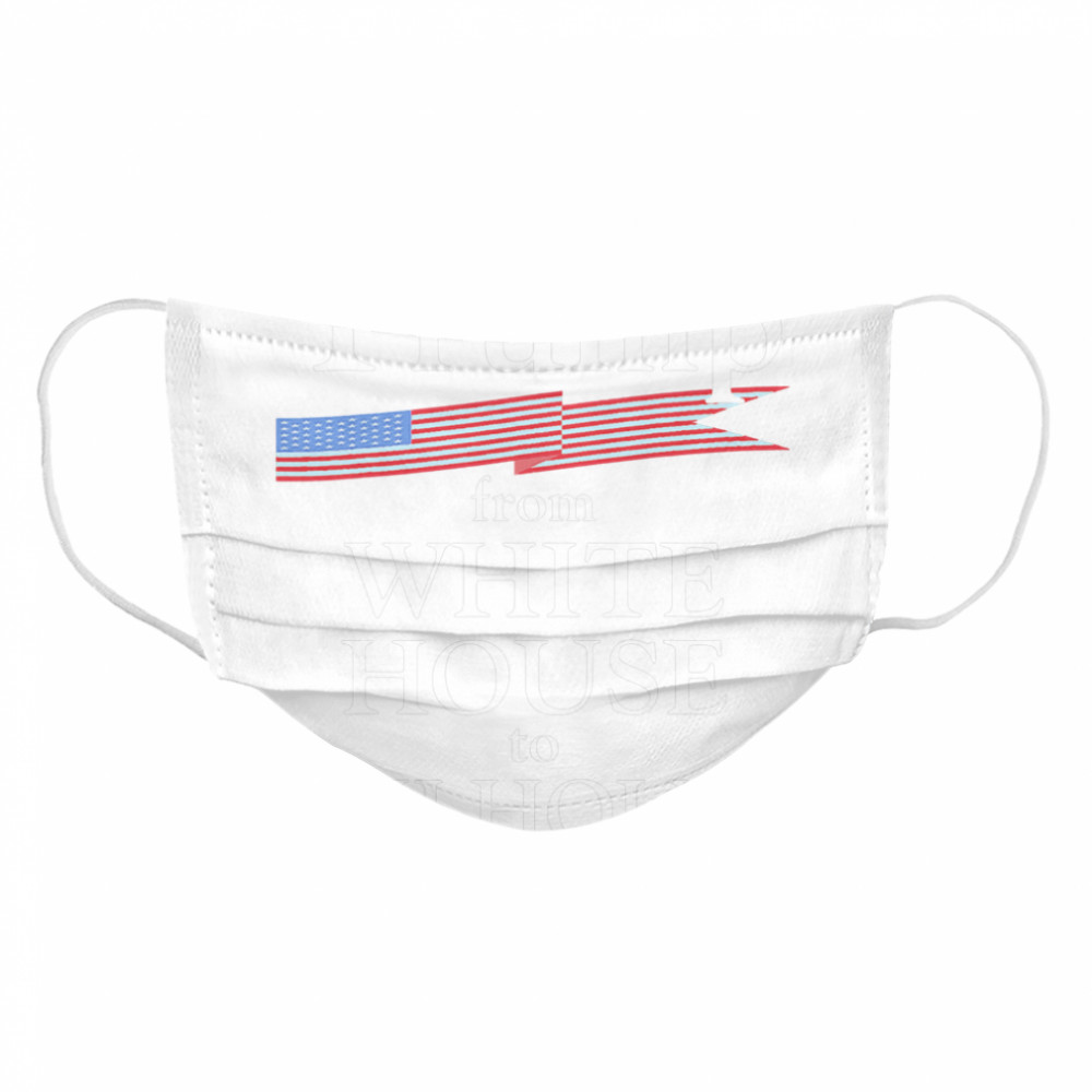 Trump Story From White House To Jailhouse American Flag Cloth Face Mask
