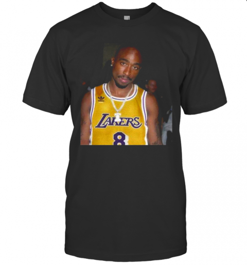 Tupac Los Angeles Lakers Goat T-Shirt