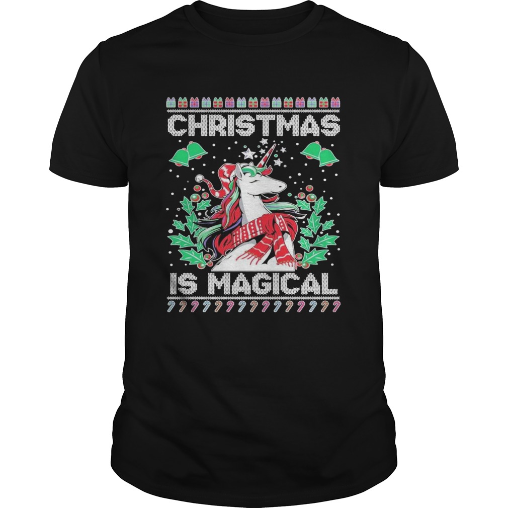 Unicorn Christmas Is Magical Ugly Christmas shirt