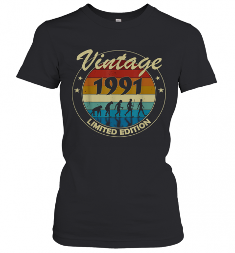 Vintage 1991 Birthday T-Shirt Classic Women's T-shirt