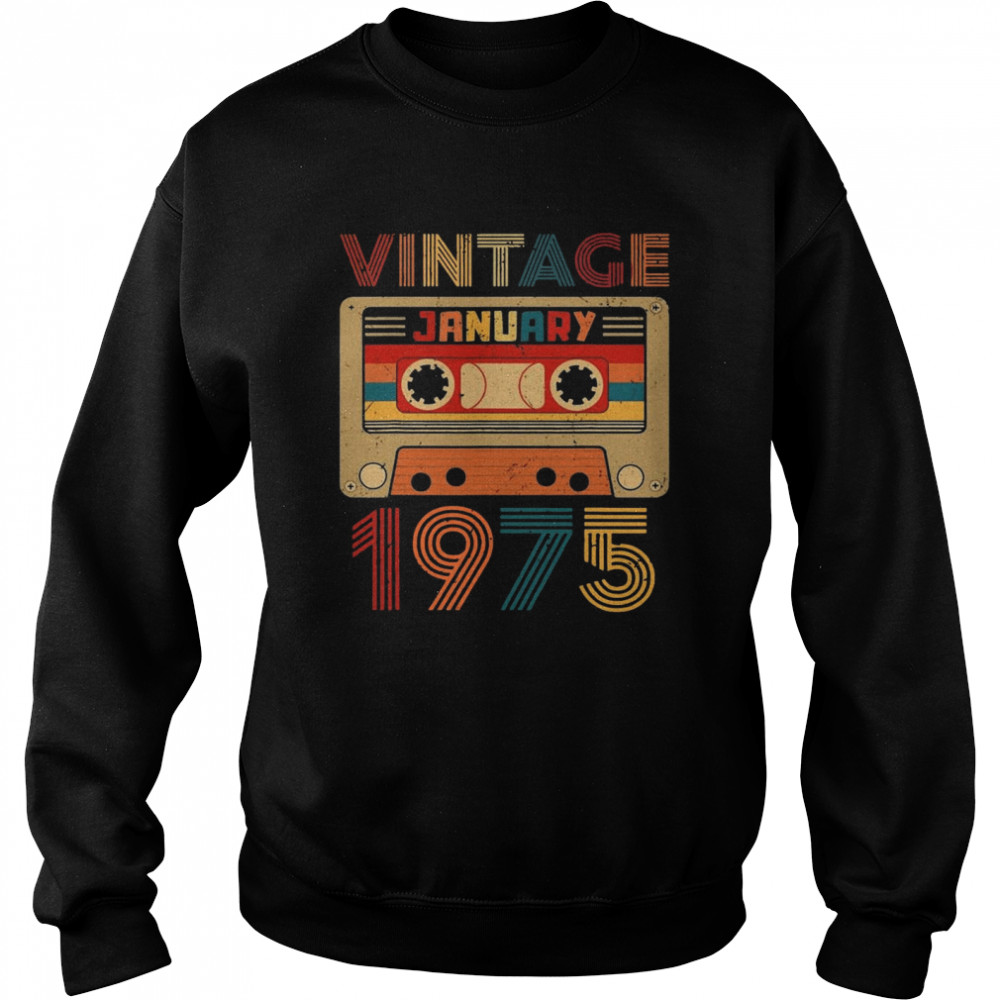 Vintage January 197 Retro Unisex Sweatshirt