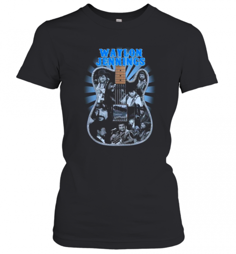 Waylon Jennings Guitars Bands Classic T-Shirt Classic Women's T-shirt