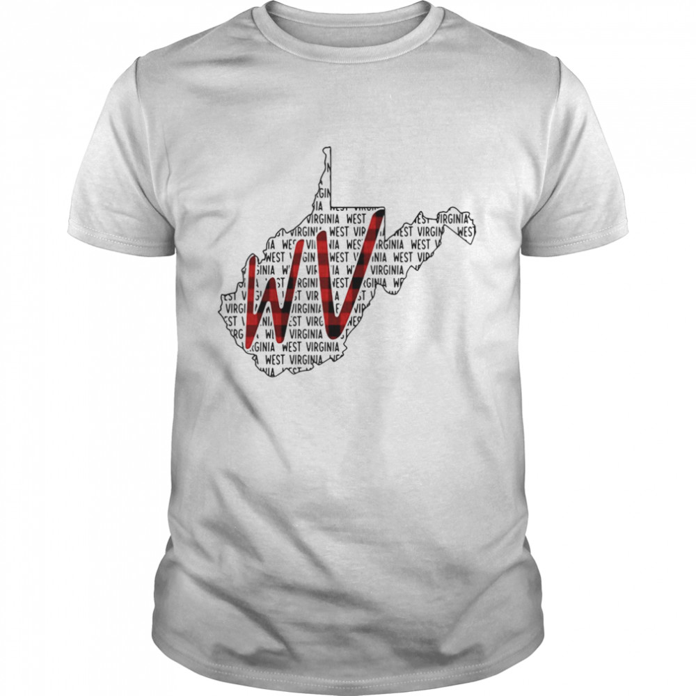 West Virginia Name And Map shirt