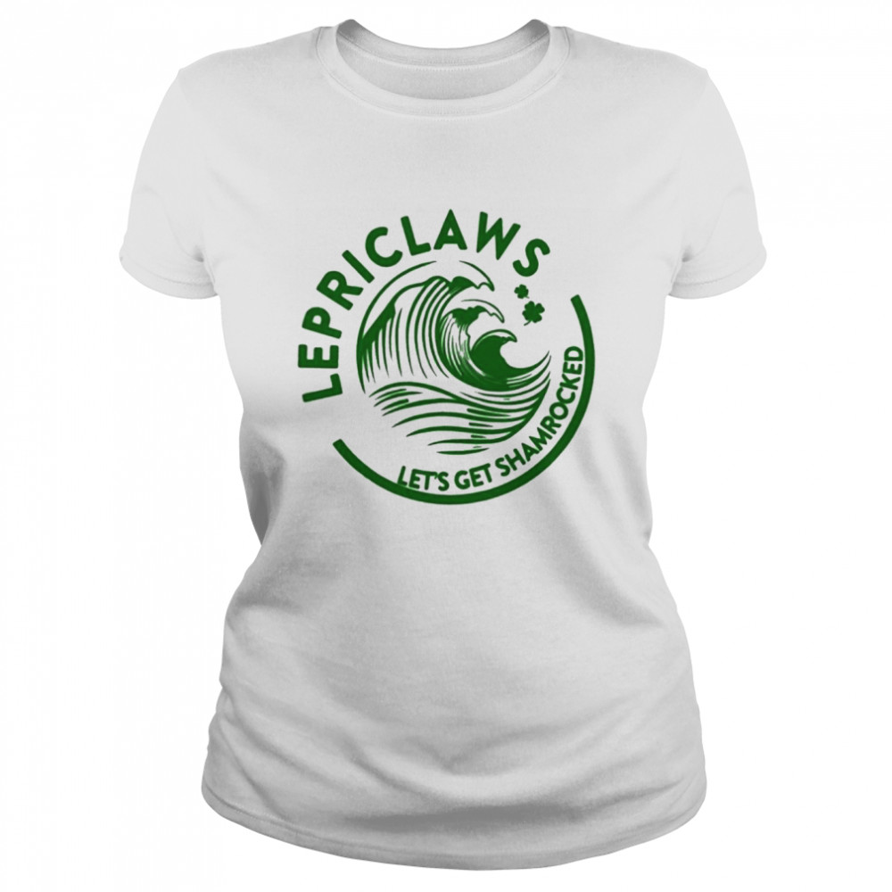 White claw hard seltzer lepriclaw get shamrocked Classic Women's T-shirt