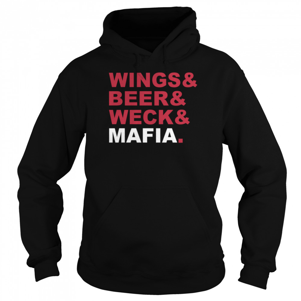 Wings And Beer And Weck And Mafia Unisex Hoodie