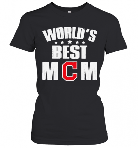 Worlds Best Cleveland Indians Mom T-Shirt Classic Women's T-shirt