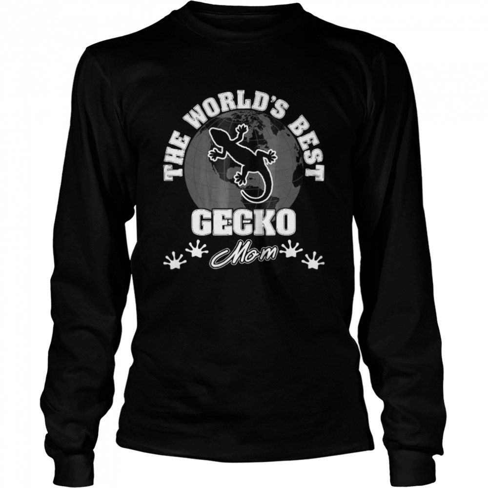World’s Best Gecko Mom Long Sleeved T-shirt