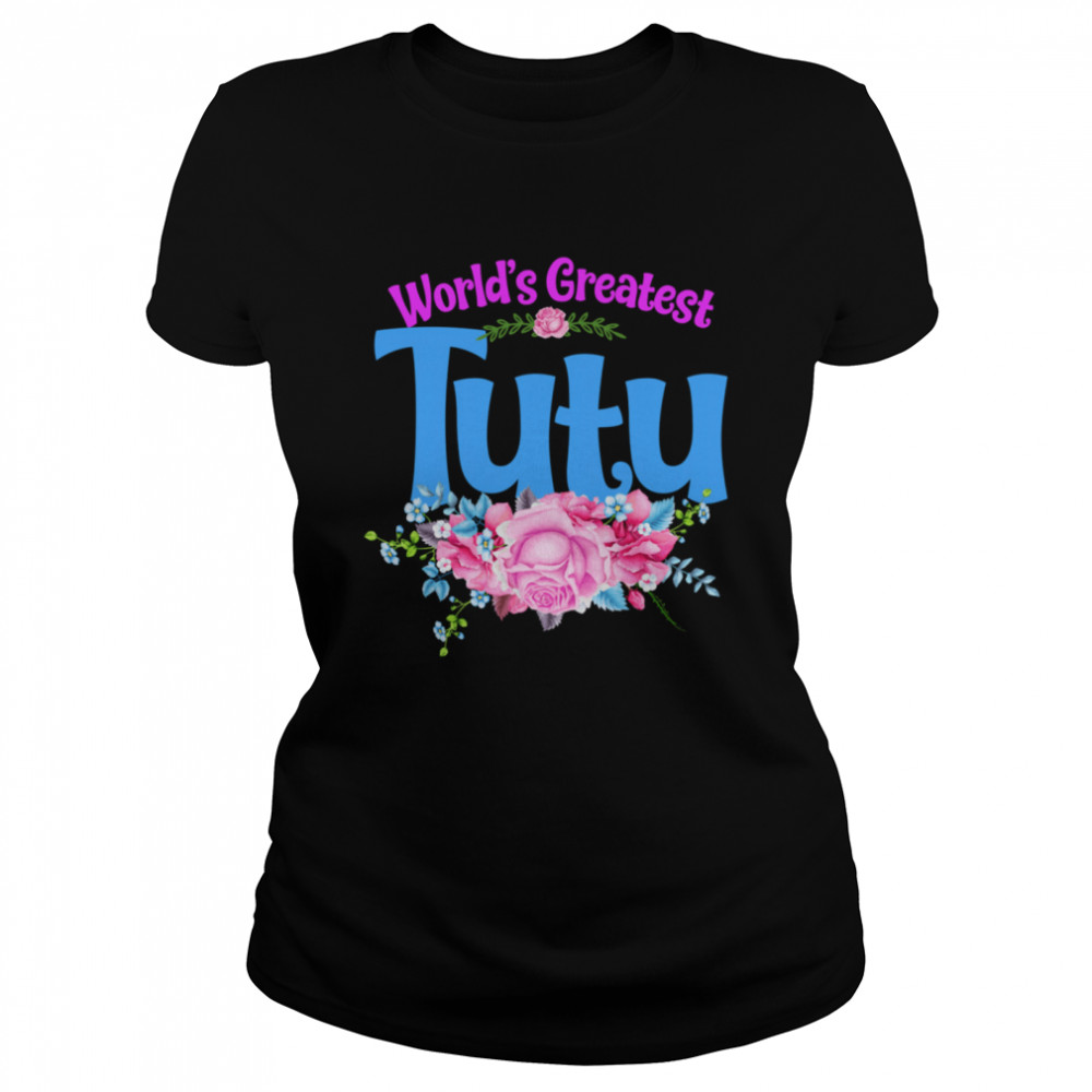 World’s Greatest Tutu American Grandma Classic Women's T-shirt