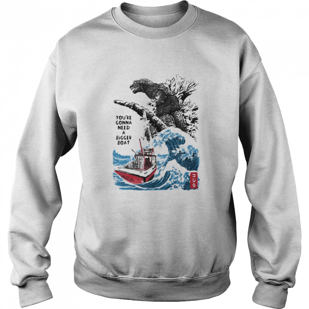You’re Gonna Need A Bigger Boat Dinosaurs Unisex Sweatshirt