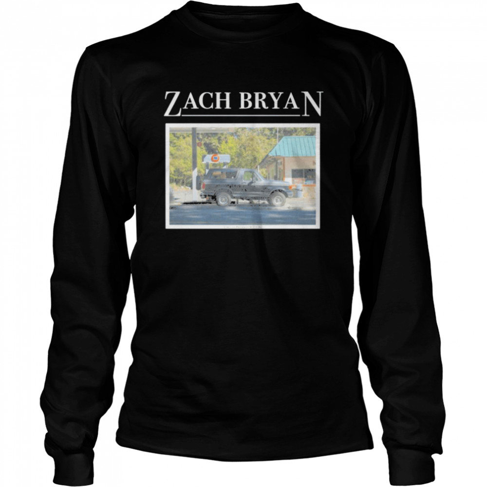 Zach bryan merch bronco Long Sleeved T-shirt