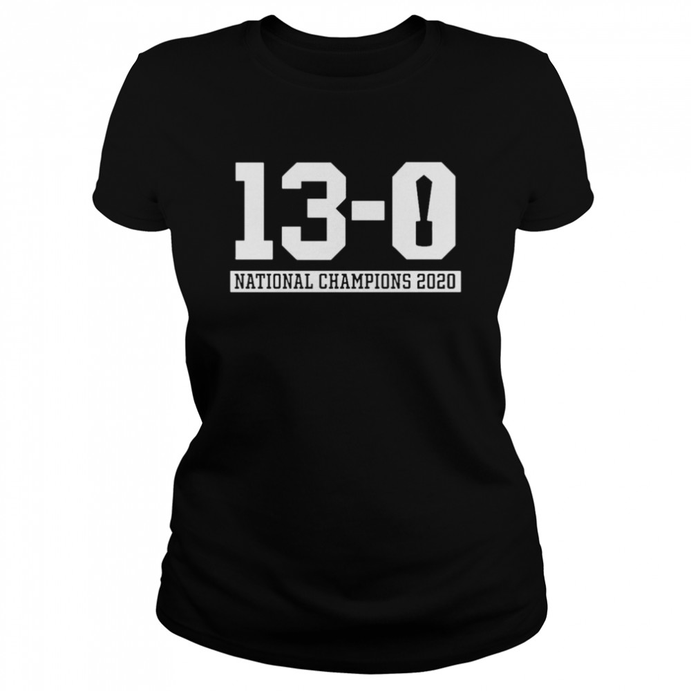 13 0 Alabama National Champions 2021 Classic Women's T-shirt