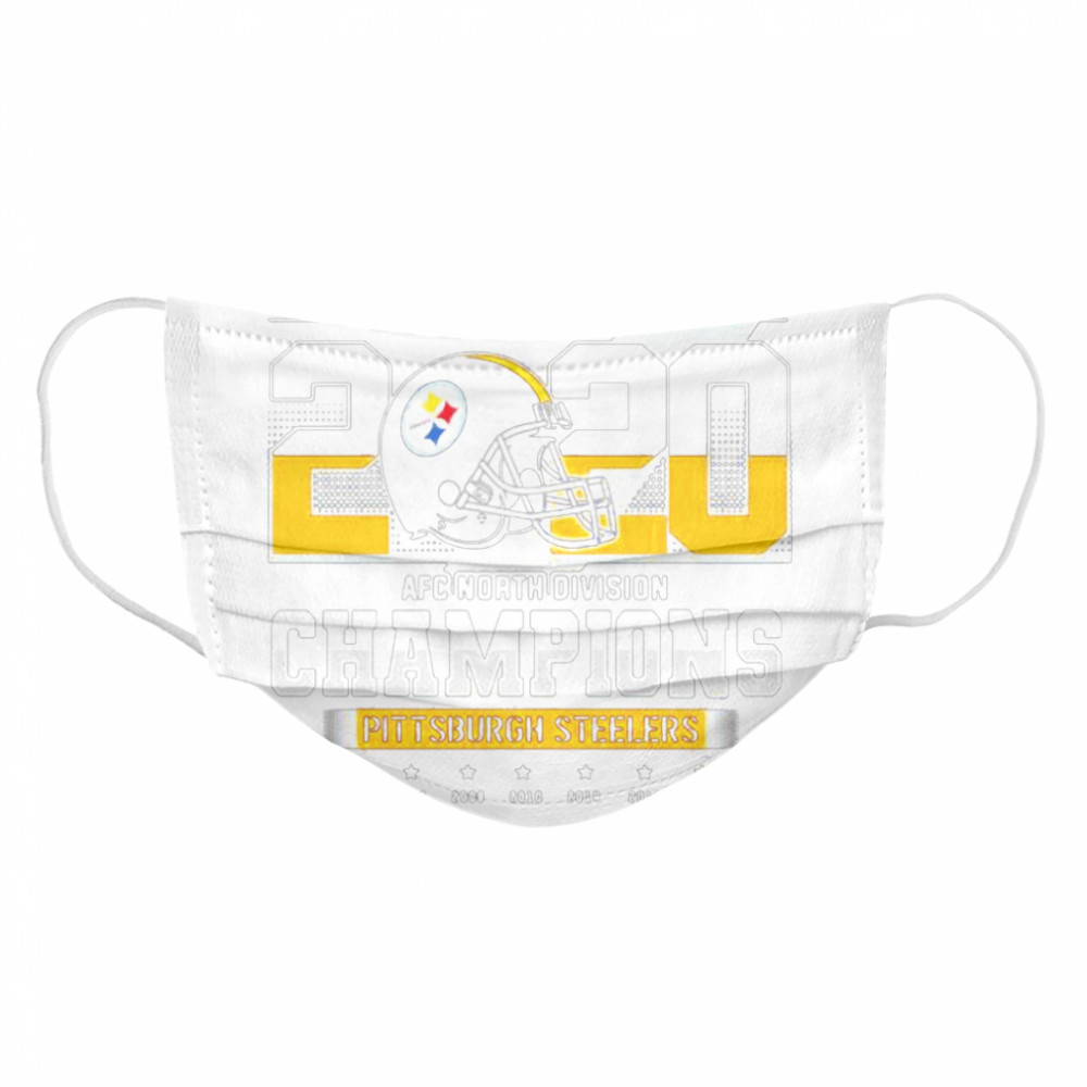 2020 Afc North Division Champions Pittsburgh Steelers Cloth Face Mask