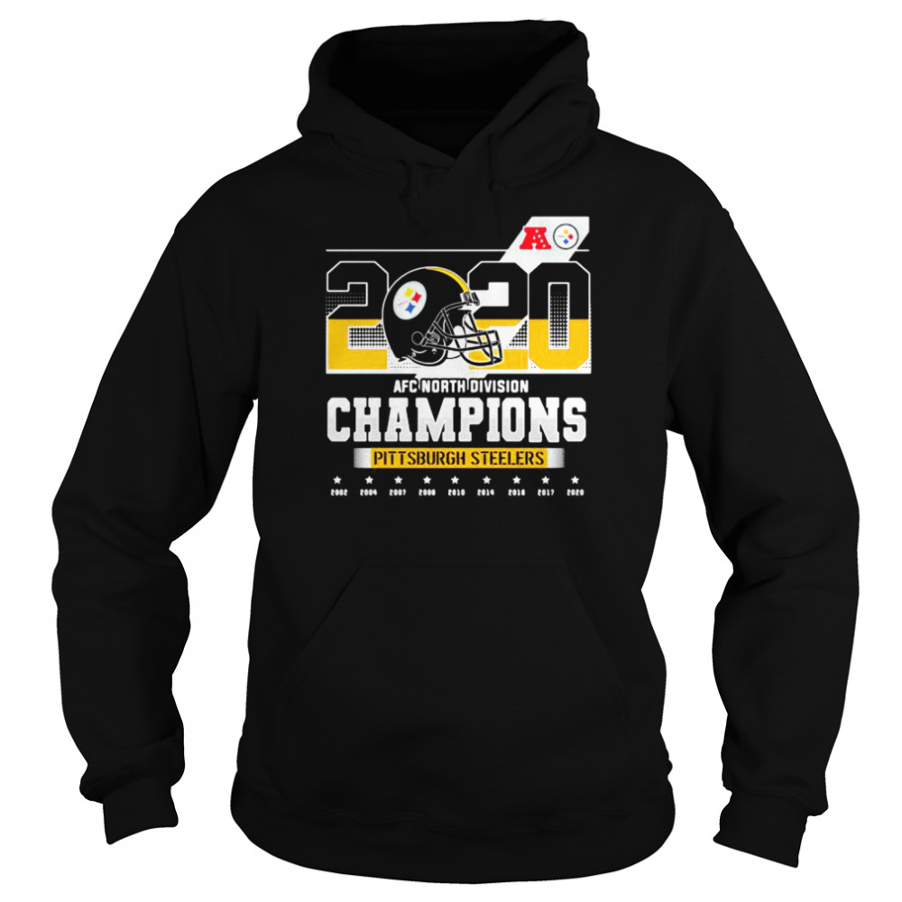 2020 Afc North Division Champions Pittsburgh Steelers Unisex Hoodie