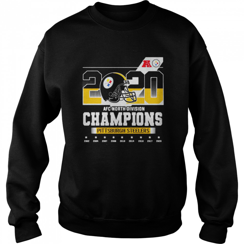 2020 Afc North Division Champions Pittsburgh Steelers Unisex Sweatshirt