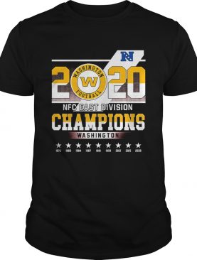 2020 Washington Football Nfc East Division Champions Washington shirt