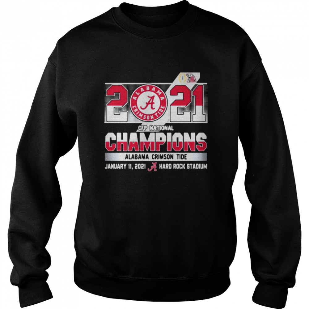 2021 Alabama Crimson Tide Cfp National Champions Football Unisex Sweatshirt
