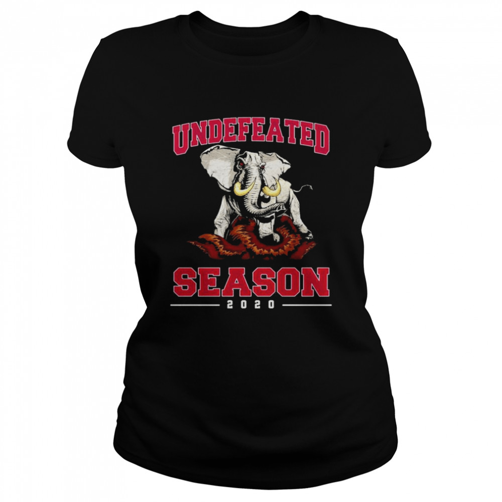 Alabama Crimson Tide Undefeated Season 2020 Classic Women's T-shirt