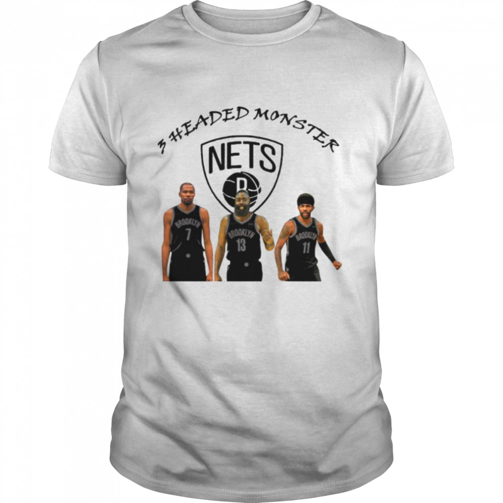 Brooklyn James Harden Houston 3 Headed Monster Nets shirt