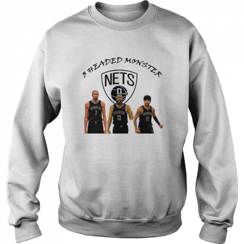 Brooklyn James Harden Houston 3 Headed Monster Nets Unisex Sweatshirt