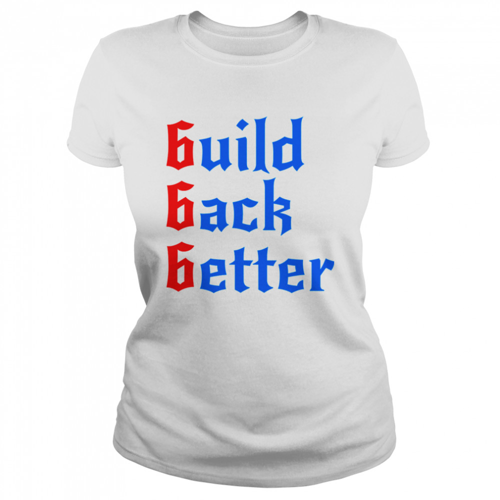 Build Back Better 666 Anti Globalist Classic Women's T-shirt