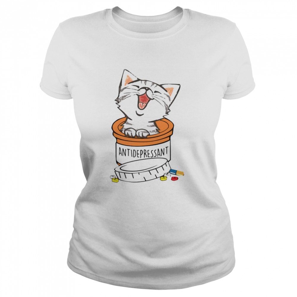 Cat Antidepressant Classic Women's T-shirt