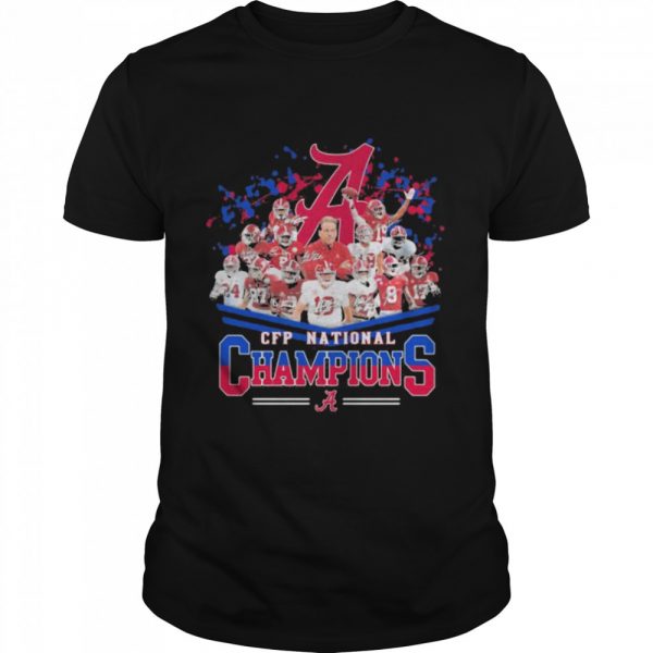 Cfp National Champions Alabama Crimson Tide Football  Classic Men's T-shirt